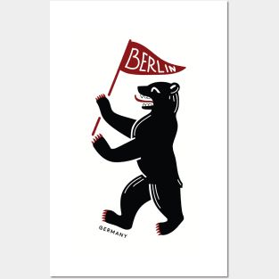 BERLIN bear Germany Travel Posters and Art